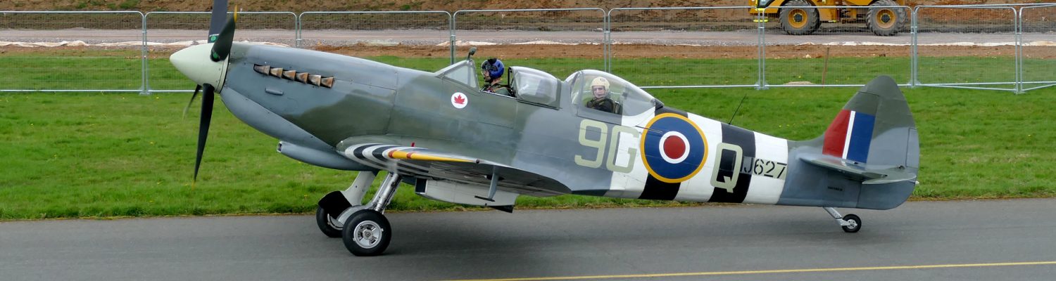 DJ's Flight in Spitfire MJ627