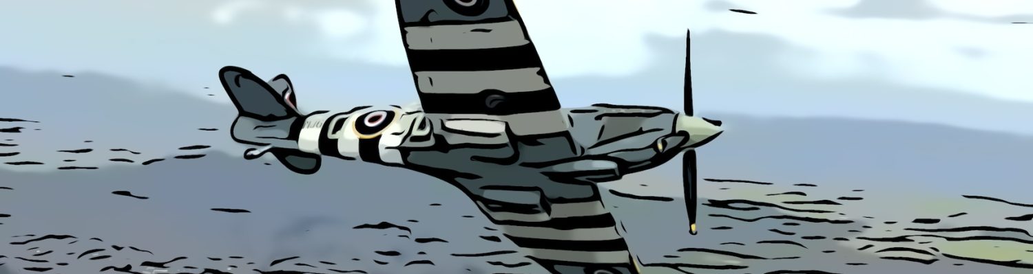 DJ's Flight in Spitfire MJ627