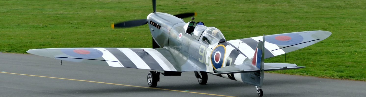 DJ's Flight in Spitfire MJ627