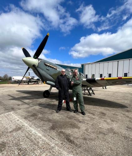 David and Dunc in front of MJ627
