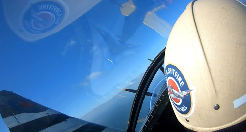 Still image from forward facing video camera footage